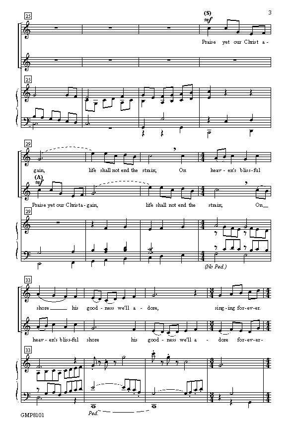 Come, Christians, Join To Sing, p.3