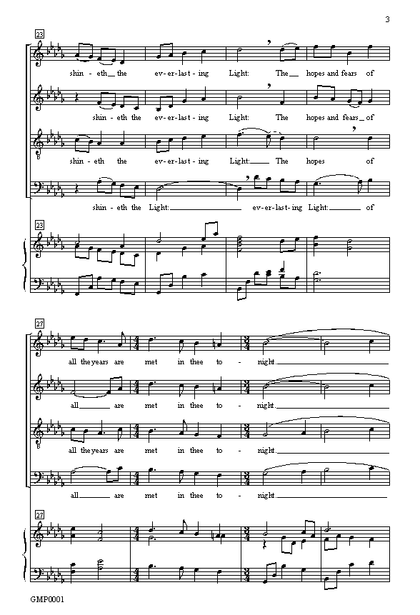 O Little Town Of Bethlehem, p.3