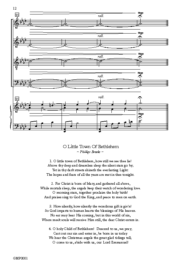 O Little Town of Bethlehem, p.12